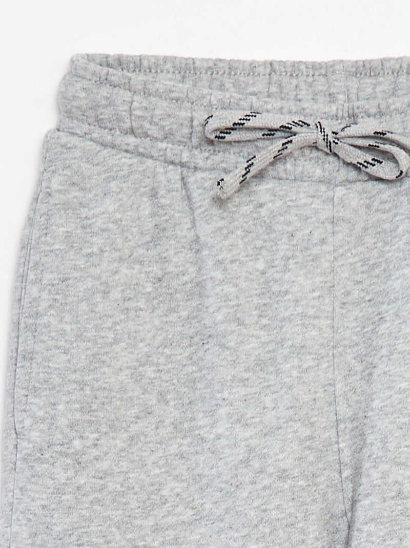 Joggers tinta unita - Taglio più aderente Grigio - Kiabi
