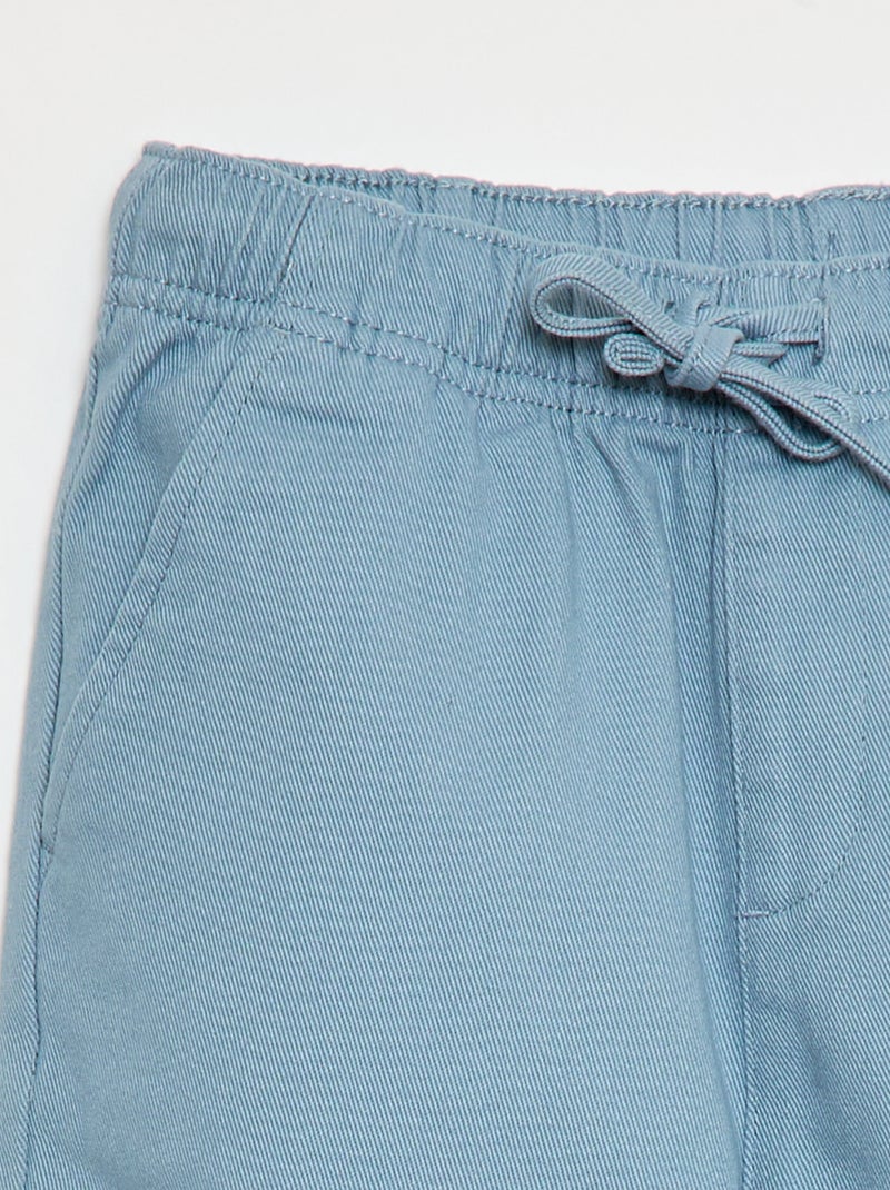 Joggers with Drawstring Waist Blue - Kiabi
