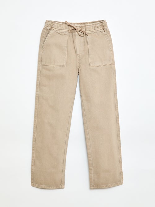 Joggers with Elasticated Waistband and Drawstring - Kiabi