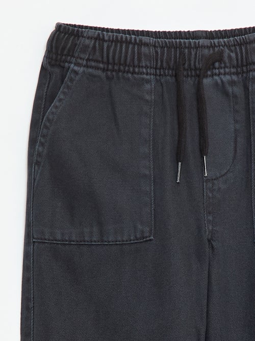 Joggers with elasticated waistband and drawstring - Kiabi