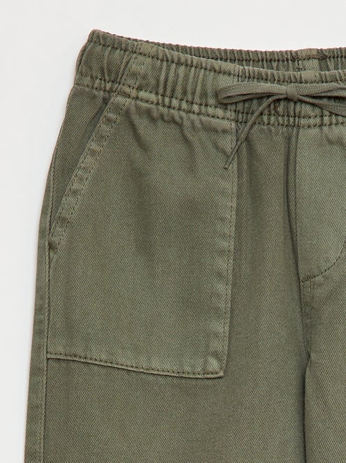 Joggers with Elasticated Waistband and Drawstring - Kiabi