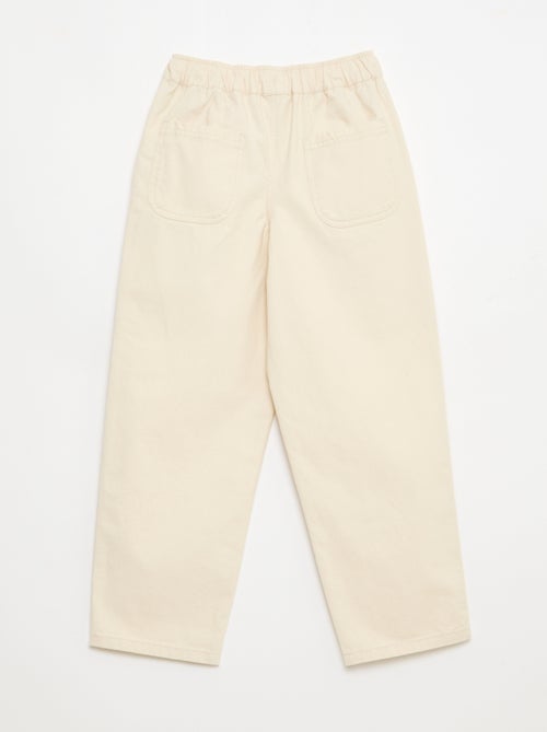 Joggers with patch side pockets - Kiabi