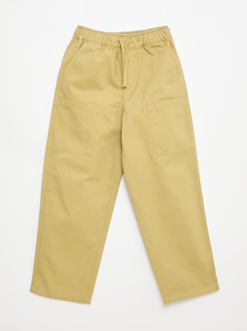 Joggers with Patch Side Pockets - Kiabi