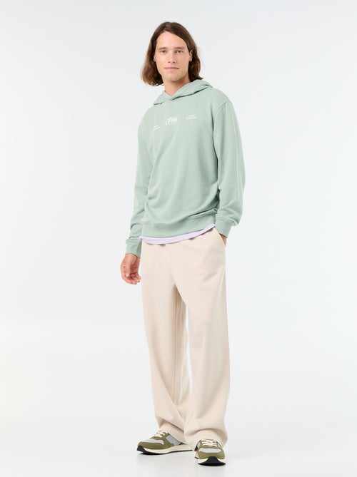 Jogging ampio in felpa leggera - Kiabi