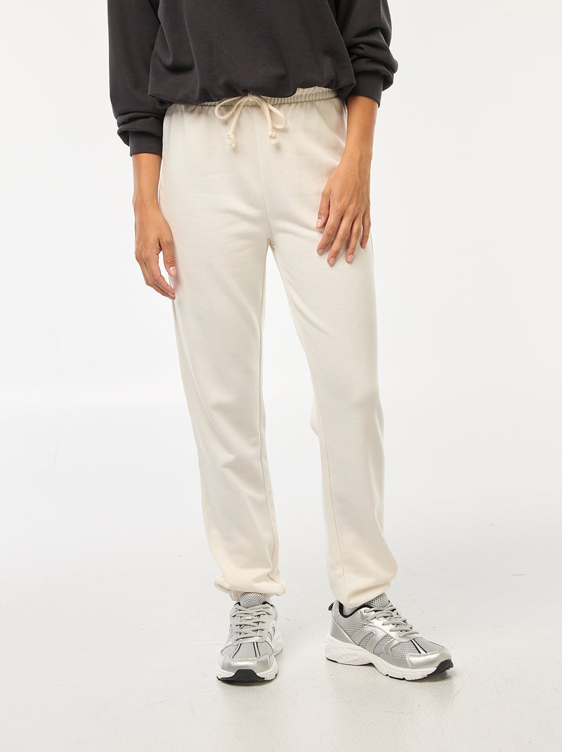 Jogging basique Blanc - Kiabi