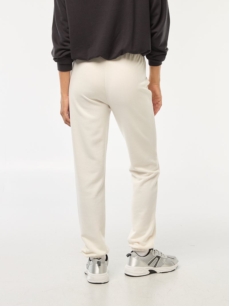 Jogging basique Blanc - Kiabi