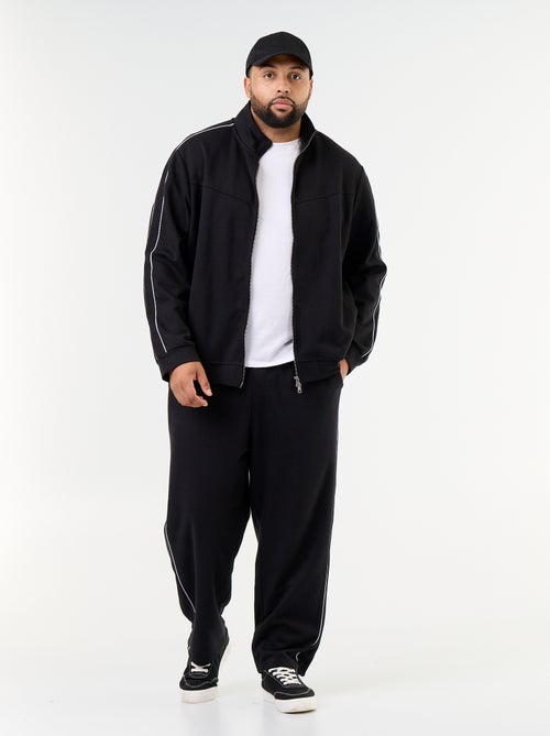 Jogging bottoms with contrasting stripes - Kiabi