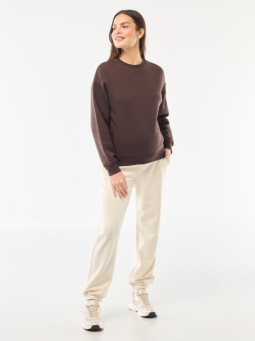 Jogging de maternité en french terry - Kiabi