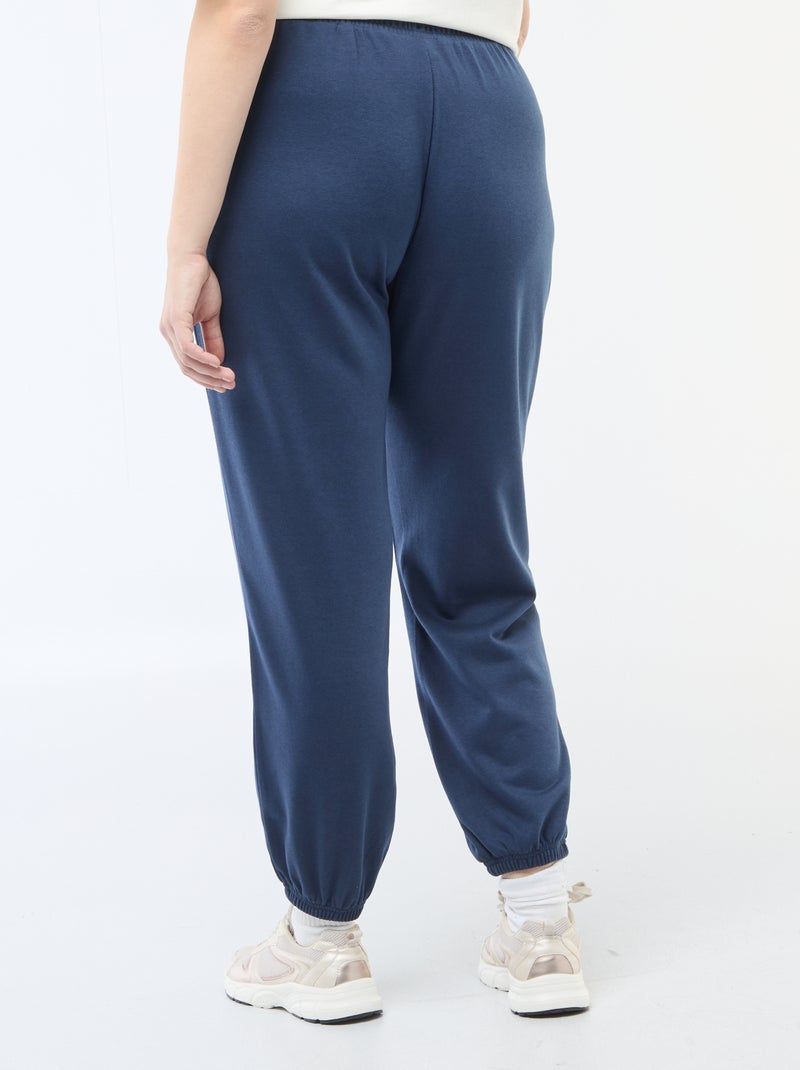 Jogging de sport en french terry Bleu - Kiabi