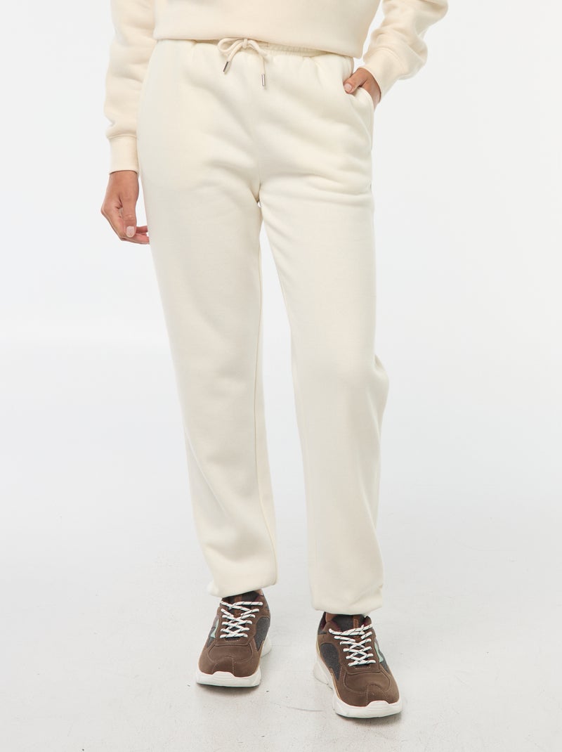 Jogging de sport taille standard Blanc cassé - Kiabi