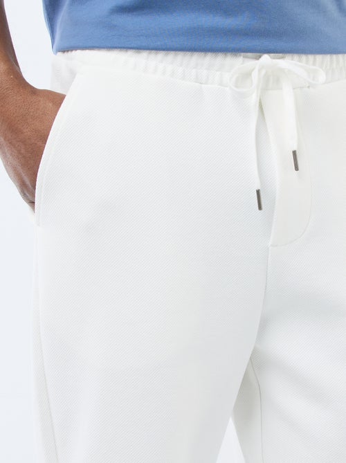 Jogging en maille piquée - Kiabi