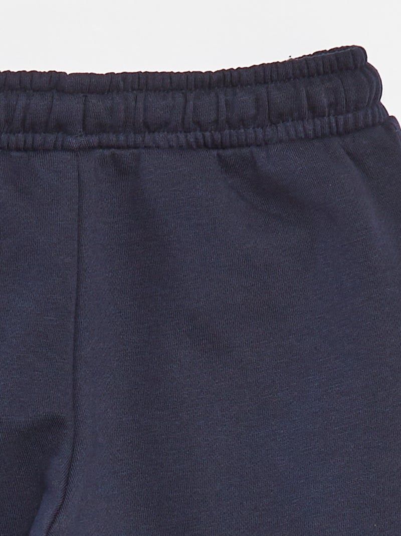 Jogging en molleton avec poches Bleu - Kiabi