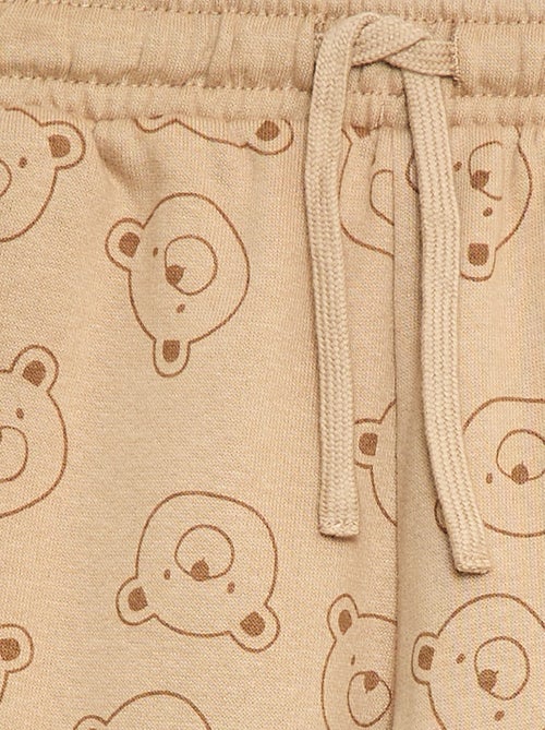 Jogging en molleton fantaisie - Kiabi