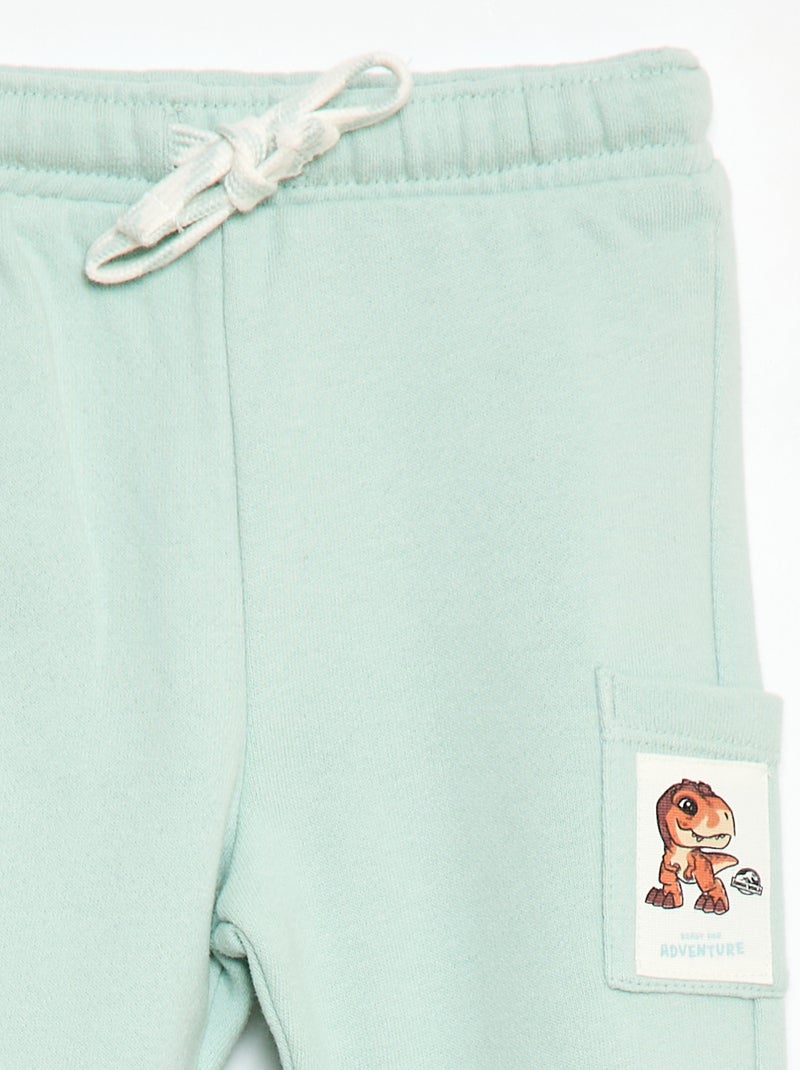 Jogging imprimé 'Jurassic World' Vert - Kiabi