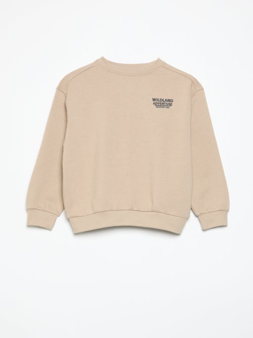 Jogging-Set aus Sweatstoff: Sweatshirt + Hose - 2-teilig - Kiabi