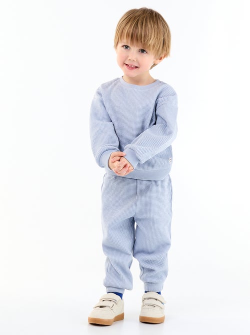 Jogging-Set im Waffel-Look – 2-teilig - Kiabi