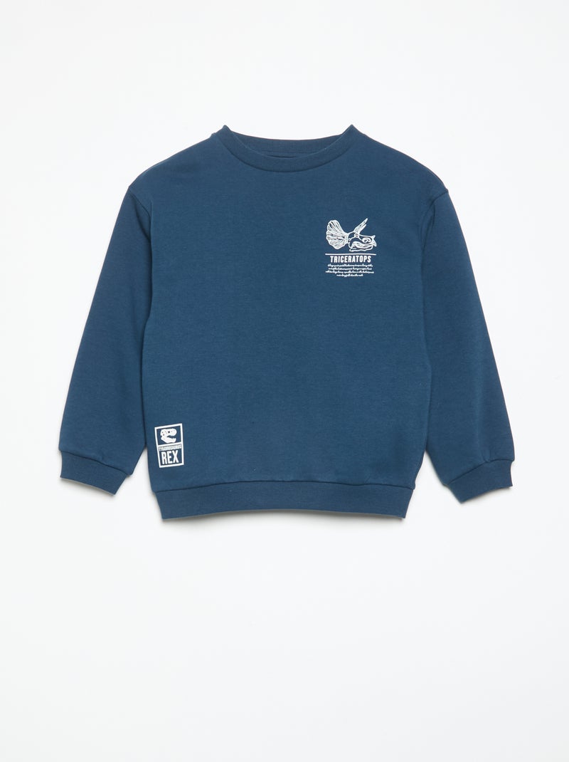 Jogging-Set Sweatshirt + Hose - 2-teilig Bleu - Kiabi