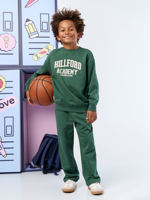 Jogging-Set Sweatshirt + Hose - 2-teilig - Kiabi