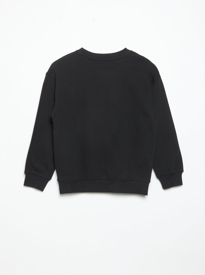 Jogging-Set Sweatshirt + Hose - 2-teilig Schwarz - Kiabi