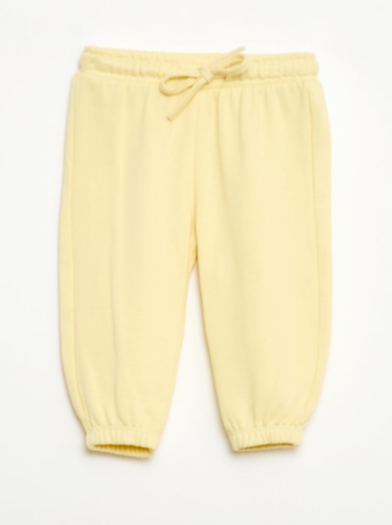 Jogging-Set: Sweatshirt + Hose GELB - Kiabi