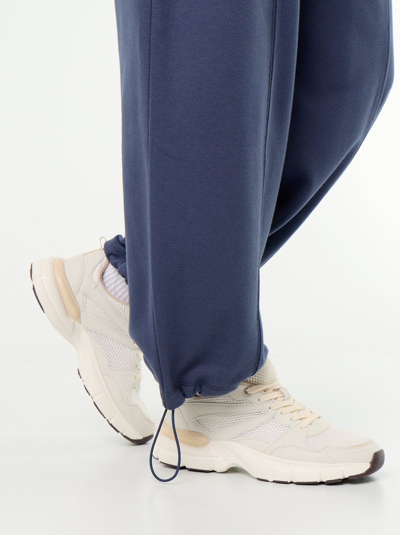 Jogging sportivo ampio Blu - Kiabi