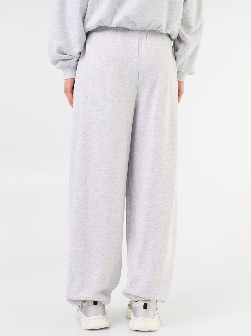 Jogging sportivo ampio Grigio - Kiabi