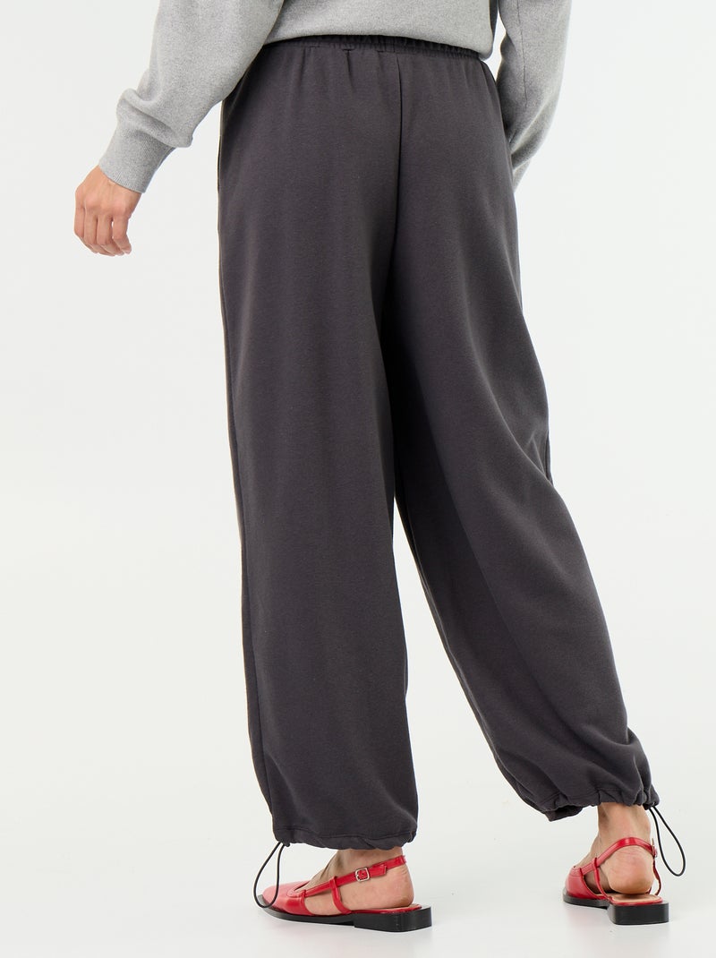 Jogging sportivo ampio Nero - Kiabi