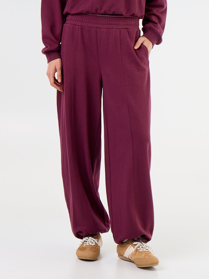 Jogging sportivo ampio Rosa - Kiabi