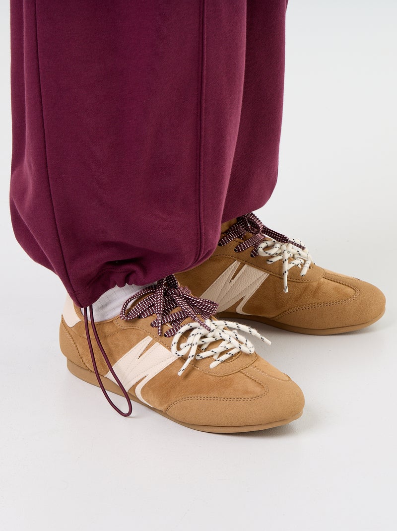 Jogging sportivo ampio Rosa - Kiabi