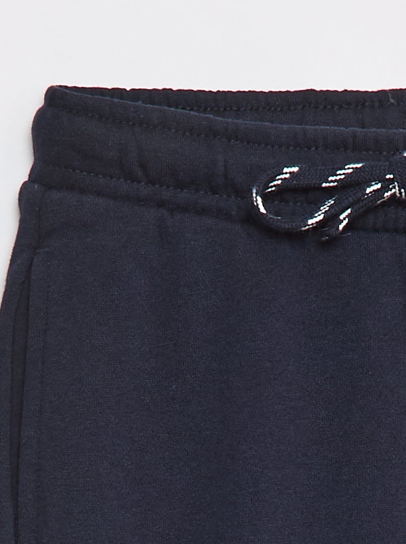 Jogging uni - Coupe + ajustée Bleu - Kiabi