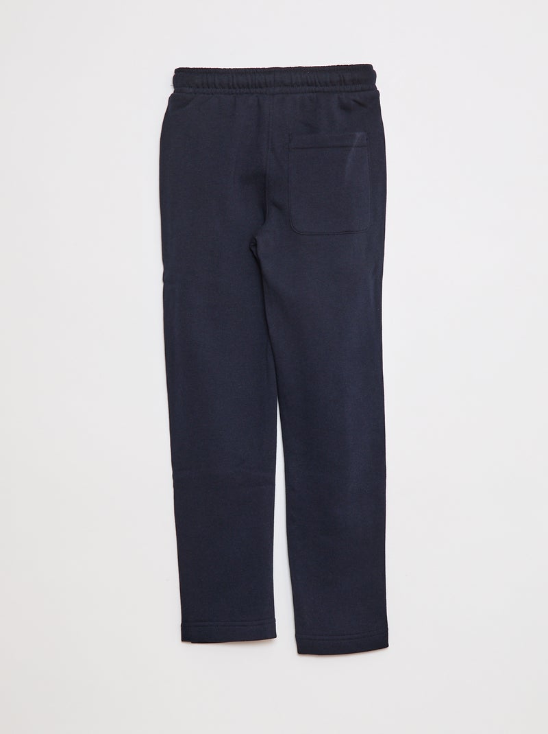 Jogging uni - Coupe + ajustée Bleu - Kiabi