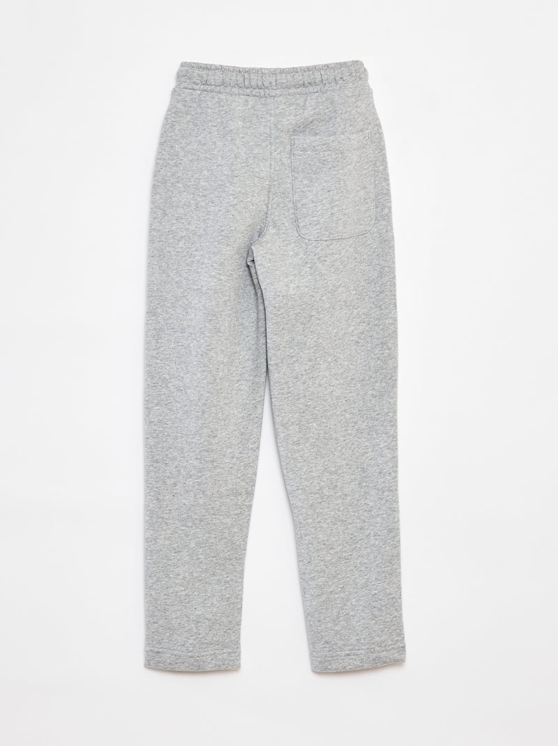 Jogging uni - Coupe + ajustée Gris - Kiabi