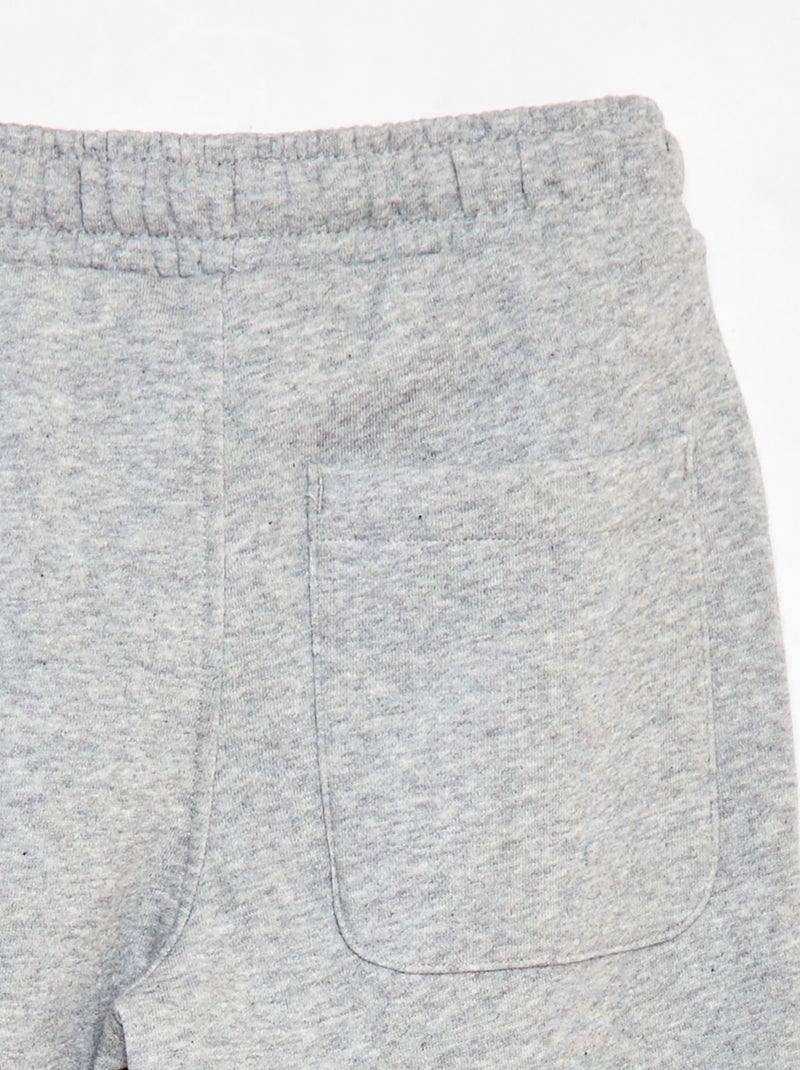 Jogging uni - Coupe + ajustée Gris - Kiabi