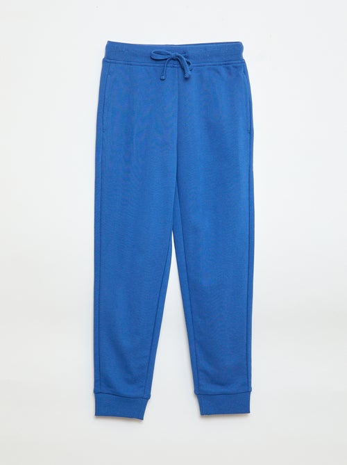 Jogging uni avec taille élastiquée - Kiabi