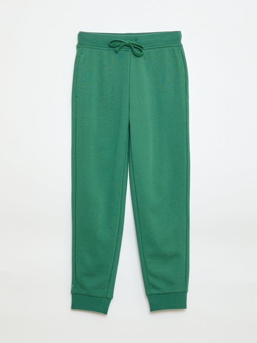 Jogging uni avec taille élastiquée - Kiabi