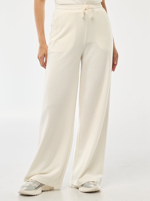 Jogging uni en coton - Kiabi