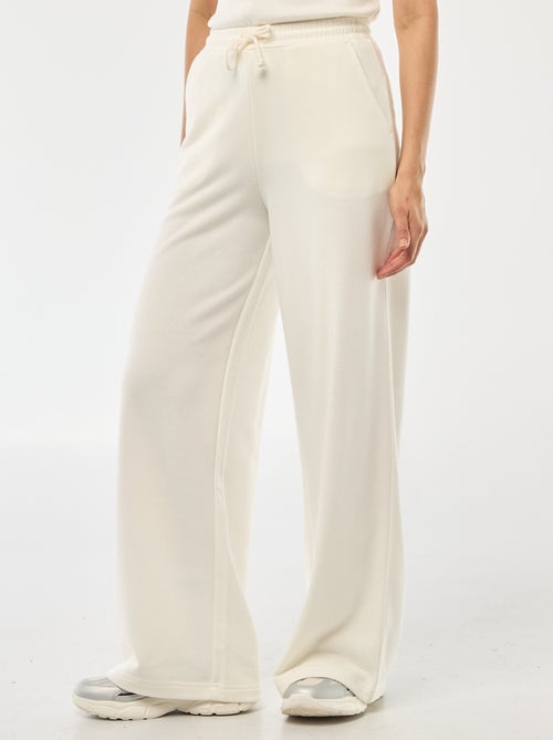 Jogging uni en coton - Kiabi