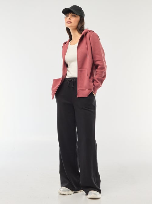 Jogging uni en coton - Kiabi