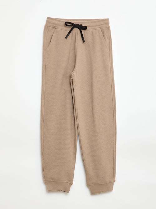 Jogging uni en molleton léger - Kiabi