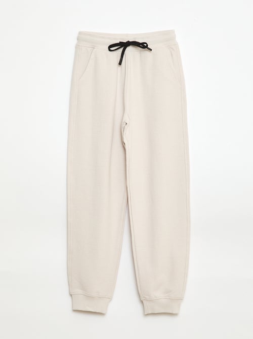 Jogging uni en molleton léger - Kiabi