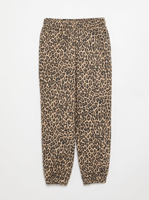 Jogginghose aus angerautem Molton - Kiabi
