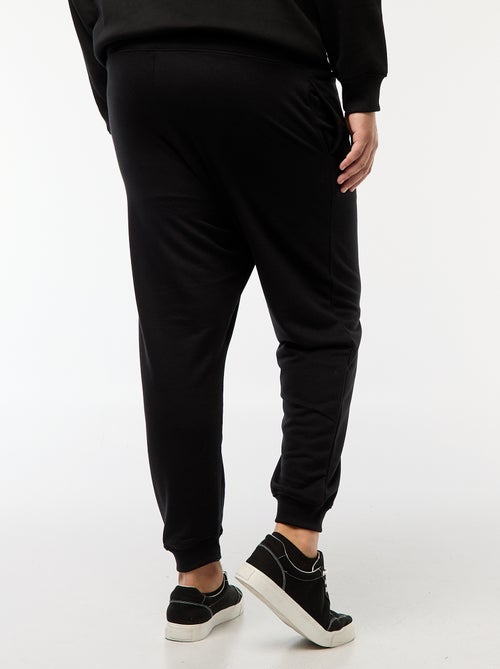 Jogginghose aus angerautem Sweatstoff, uni - Kiabi