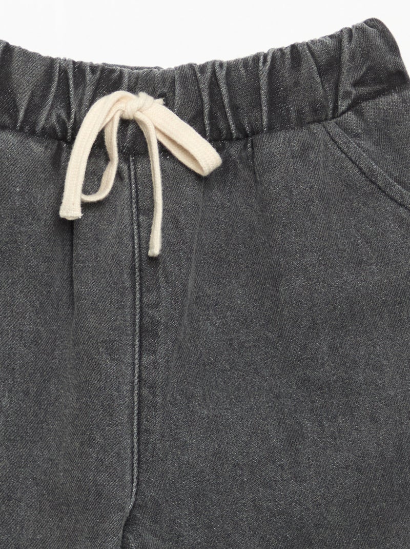 Jogginghose aus Denim Gris - Kiabi