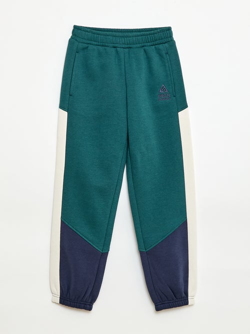 Jogginghose aus Fleece im Color-Block-Design - Kiabi