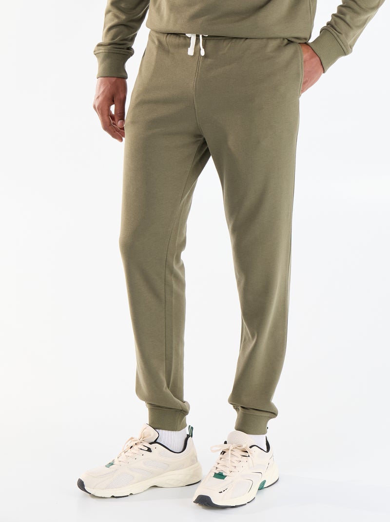 Jogginghose aus French Terry Kaki - Kiabi