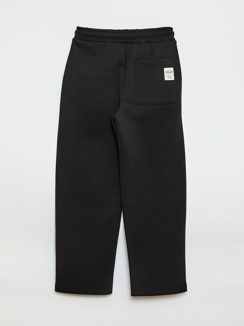 Jogginghose aus Molton Schwarz - Kiabi
