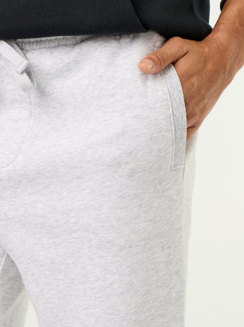 Jogginghose aus unifarbenem Fleece - Kiabi