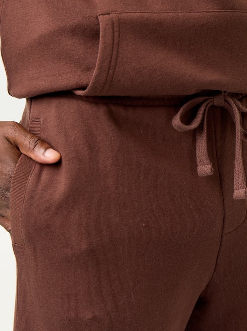 Jogginghose aus unifarbenem Fleece - Kiabi