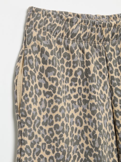 Jogginghose mit Leopardenmuster - Kiabi