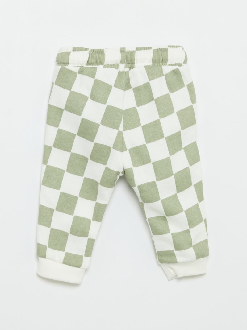 Jogginghose mit Muster Vert - Kiabi